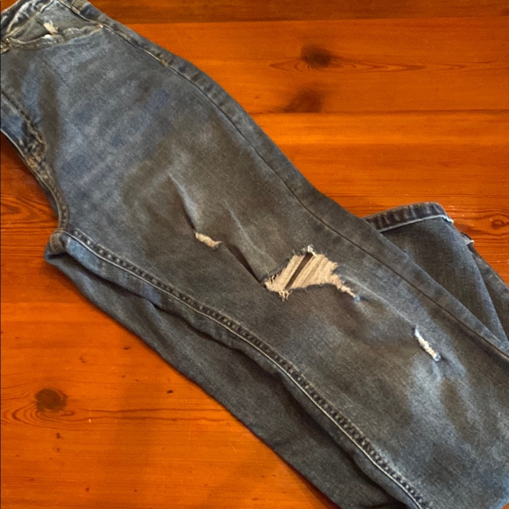 Indigo Rein Ripped Denim Jeans - Picture 3 of 5